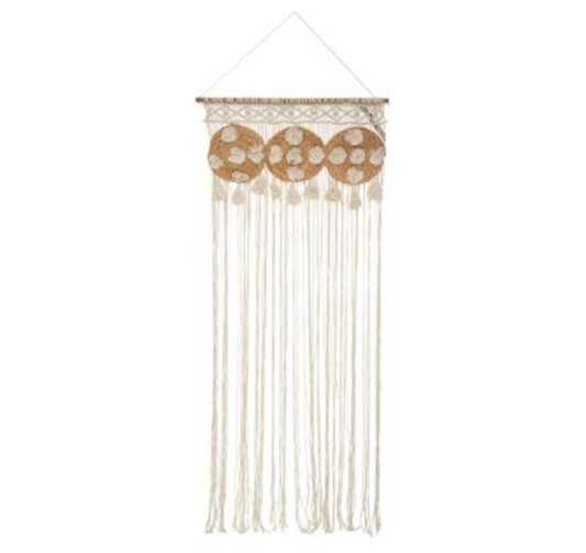 RIDEAU FILS MACRAME ET JUTE