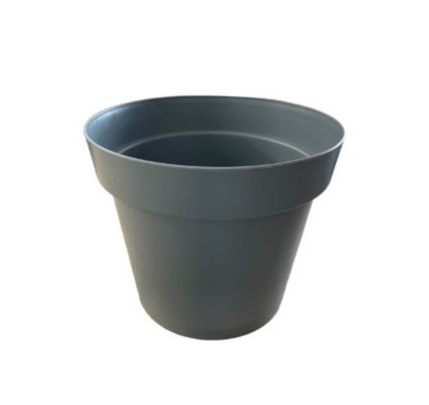 POT A FLEURS GRIS - DIA.22CM︱Lory