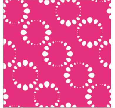 SERVIETTE PAPIER BUBBLE ROSE︱Lory