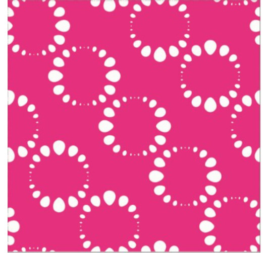 SERVIETTE PAPIER BUBBLE ROSE︱Lory