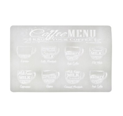 SET DE TABLE BLANC DECOR CAFE︱Lory