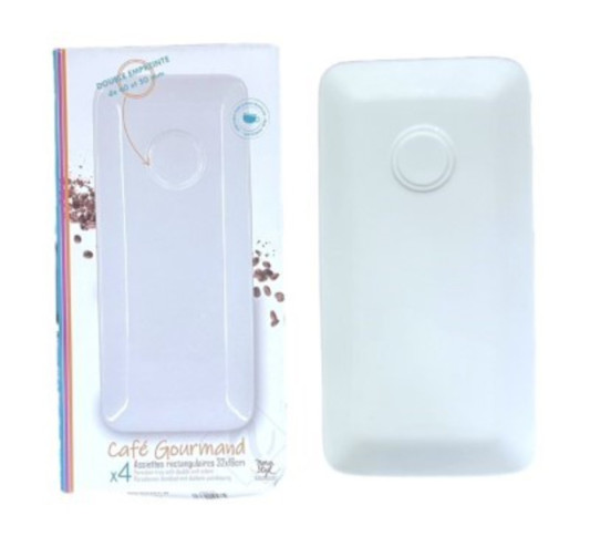 ASSIETTE CAFE GOURMANT X4PCS︱Lory