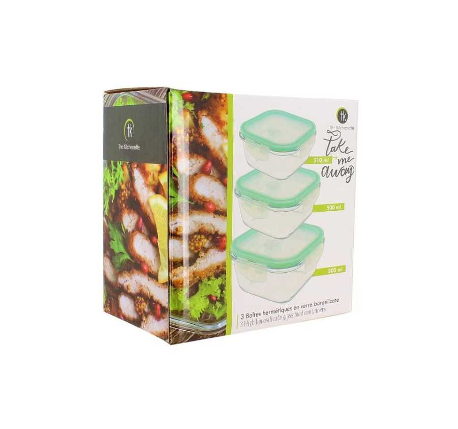 BOITES HERMETIQUES X3 PIECES