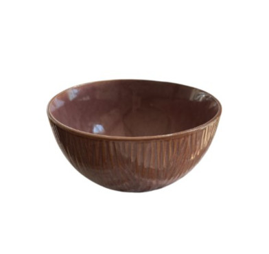 COUPELLE EN GRES ROSE D.16CM︱Lory