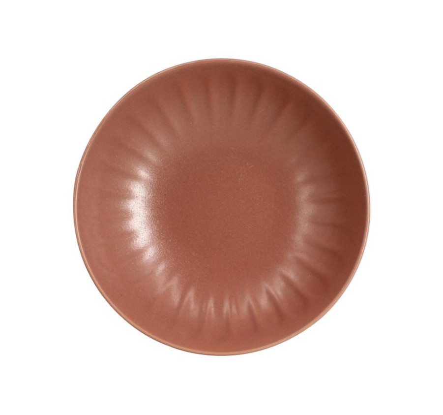 ASSIETTE CREUSE TERRACOTA