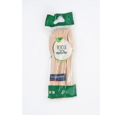 SET DE 18 COUVERTS EN BOIS︱Lory