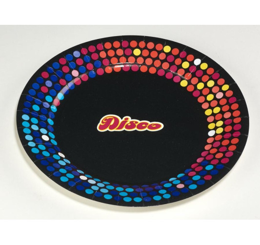 ASSIETTE EN CARTON DISCO︱Lory