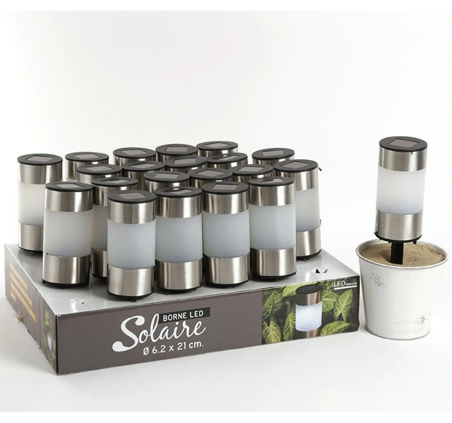 BORNE SOLAIRE 21CMXDIAM 6.2CM