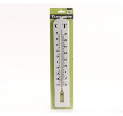 THERMOMETRE MURAL BLANC 40CM︱Lory
