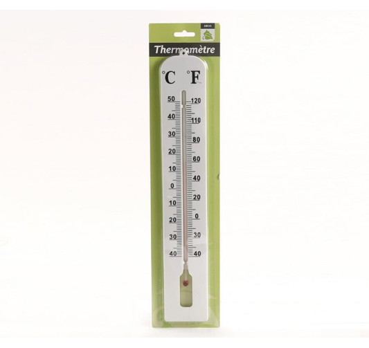 THERMOMETRE MURAL BLANC 40CM︱Lory