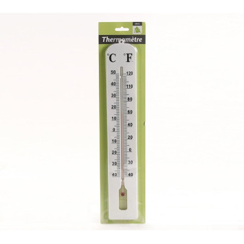 THERMOMETRE MURAL BLANC 40CM︱Lory