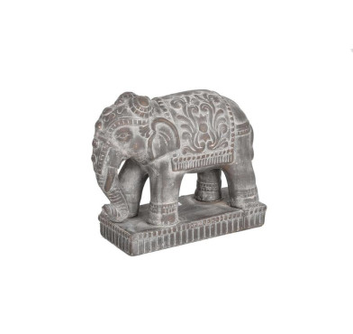ELEPHANT SUR SOCLE TERRACOTTA︱Lory