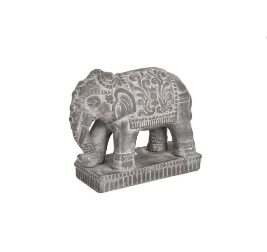 ELEPHANT SUR SOCLE TERRACOTTA︱Lory