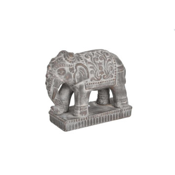 ELEPHANT SUR SOCLE TERRACOTTA︱Lory