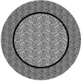 ASSIETTE EN CARTON WEAVE NOIR