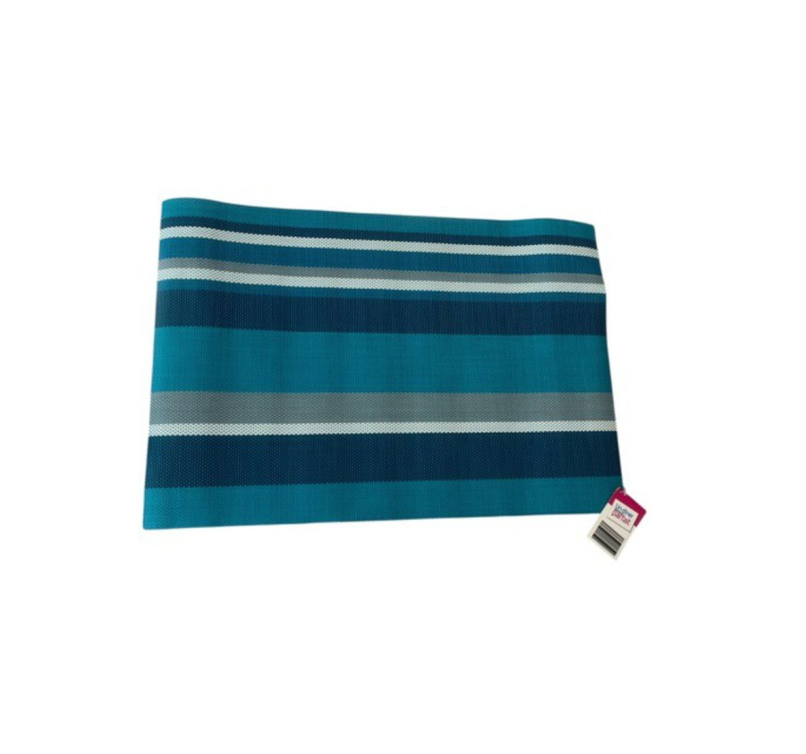 SET DE TABLE RAYE BLEU