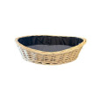 PANIER EN OSIER AVEC COUSSIN