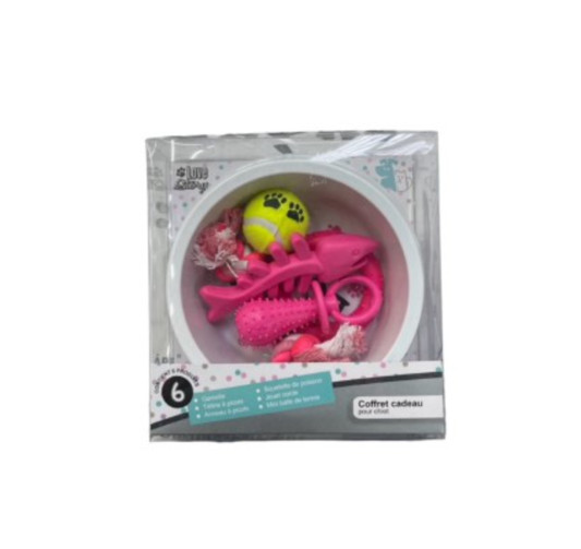 KIT CHIOT 6 JOUETS PUPPY ROSE︱Lory