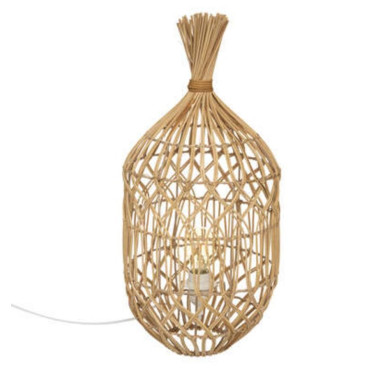 LAMPE A POSER EN ROTIN NATUREL︱Lory