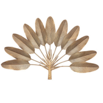 DECORATION MURALE EN METAL OR︱Lory