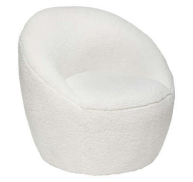 FAUTEUIL BOUCLE BLANC︱Lory