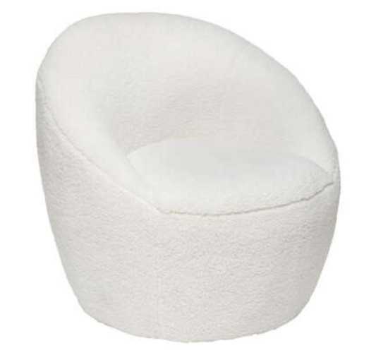 FAUTEUIL BOUCLE BLANC︱Lory