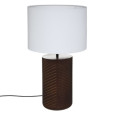 LAMPE DE CHEVET MARRON ET LAMPE DE CHEVET MARRON ET