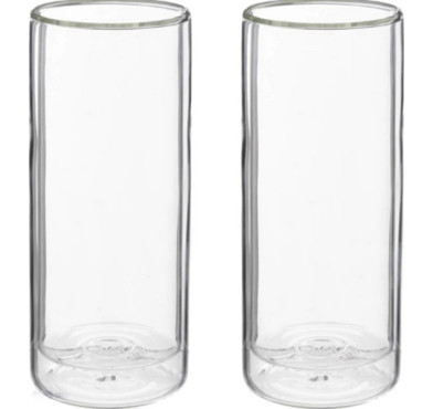 LOT DE 2 VERRES DOUBLE PAROI︱Lory