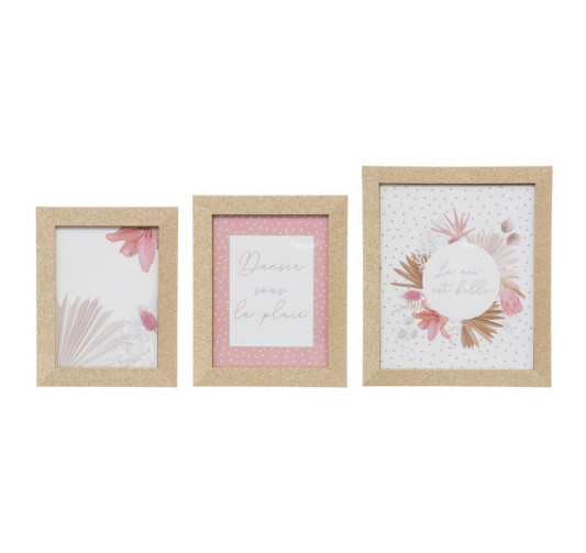 SET DE 3 CADRES PHOTOS ENFANT︱Lory