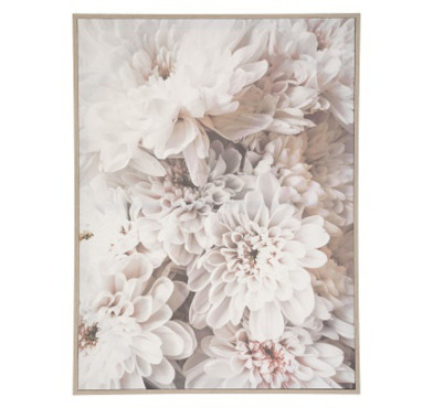 TOILE IMPRIME FLEUR ENCADRE︱Lory