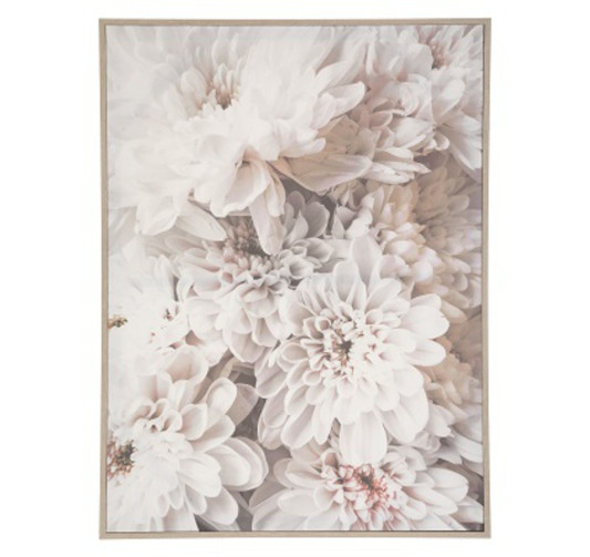 TOILE IMPRIME FLEUR ENCADRE︱Lory