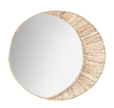 MIROIR THAIS LUNE EN JUTE︱Lory