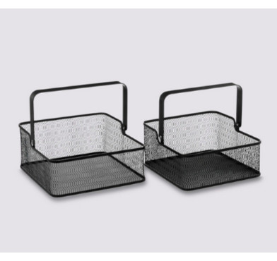 SET DE DEUX PANIERS NOIRS︱Lory