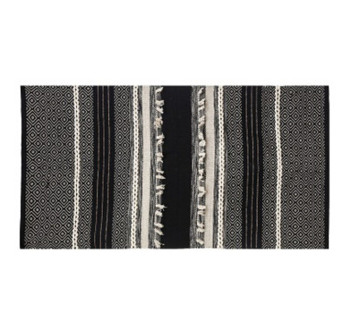 TAPIS 3D BLANC ET NOIR︱Lory