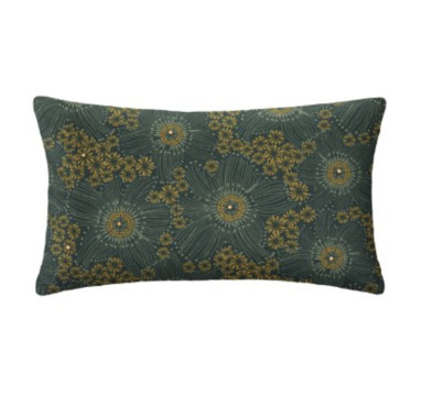 HOUSSE POUR COUSSIN VERT AVEC︱Lory