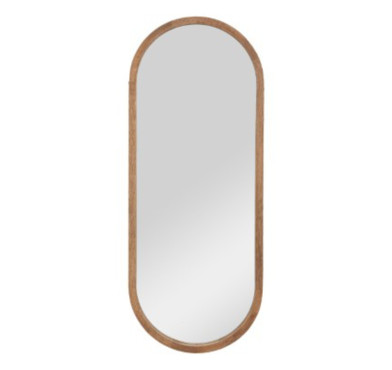 MIROIR OVALE GIANNI EN BOIS︱Lory