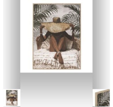 TOILE ENCADREE ELIANE 58X78CM︱Lory