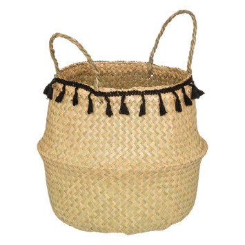 PANIER PLIABLE ALINA EN ROSEAU︱Lory