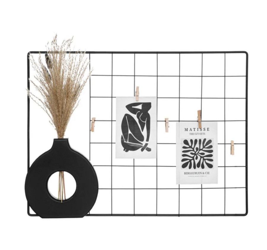 PORTE PHOTO METAL NOIR