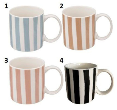 MUG AVEC LIGNES COLOREES︱Lory