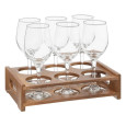 RACK DE 6 VERRES A VIN
