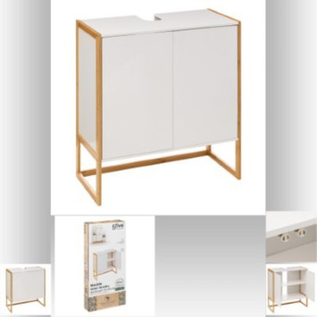 MEUBLE LAVABO BLANC NATUREO︱Lory