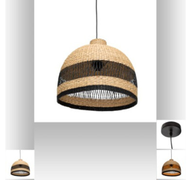 SUSPENSION LUMINAIRE EN OSIER︱Lory