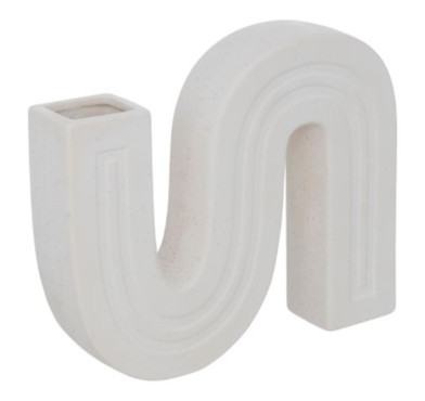 SOLIFLORE EN CERAMIQUE BLANC︱Lory