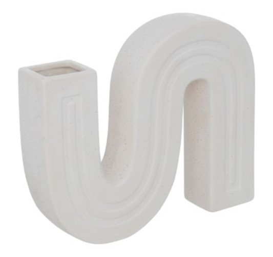 SOLIFLORE EN CERAMIQUE BLANC︱Lory