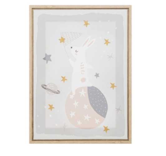 TOILE IMPRIMEE ENFANT 30X40CM︱Lory