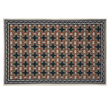 TAPIS LE CAFE IMPRIME EN COTON︱Lory