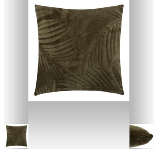 COUSSIN FLANELLE KAKI 40X40CM︱Lory