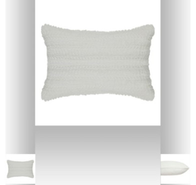 COUSSIN FOURURE IVOIRE 38X58CM︱Lory