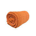 PLAID EN FOURURRE TERRACOTA